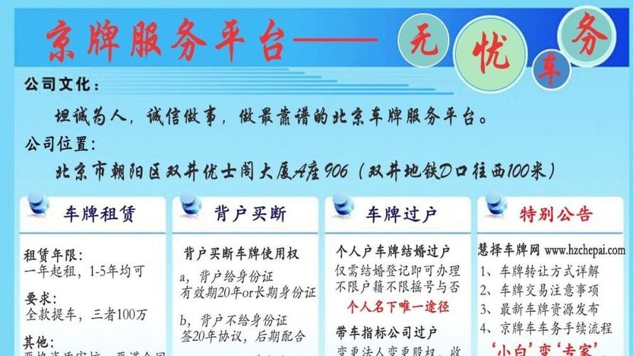 现在北京牌照指标出租中介推荐(北京牌照指标出租流程？北京牌照指标中介费用)